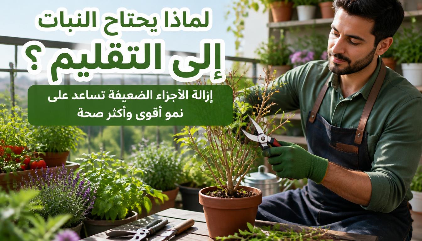 تقليم النباتات