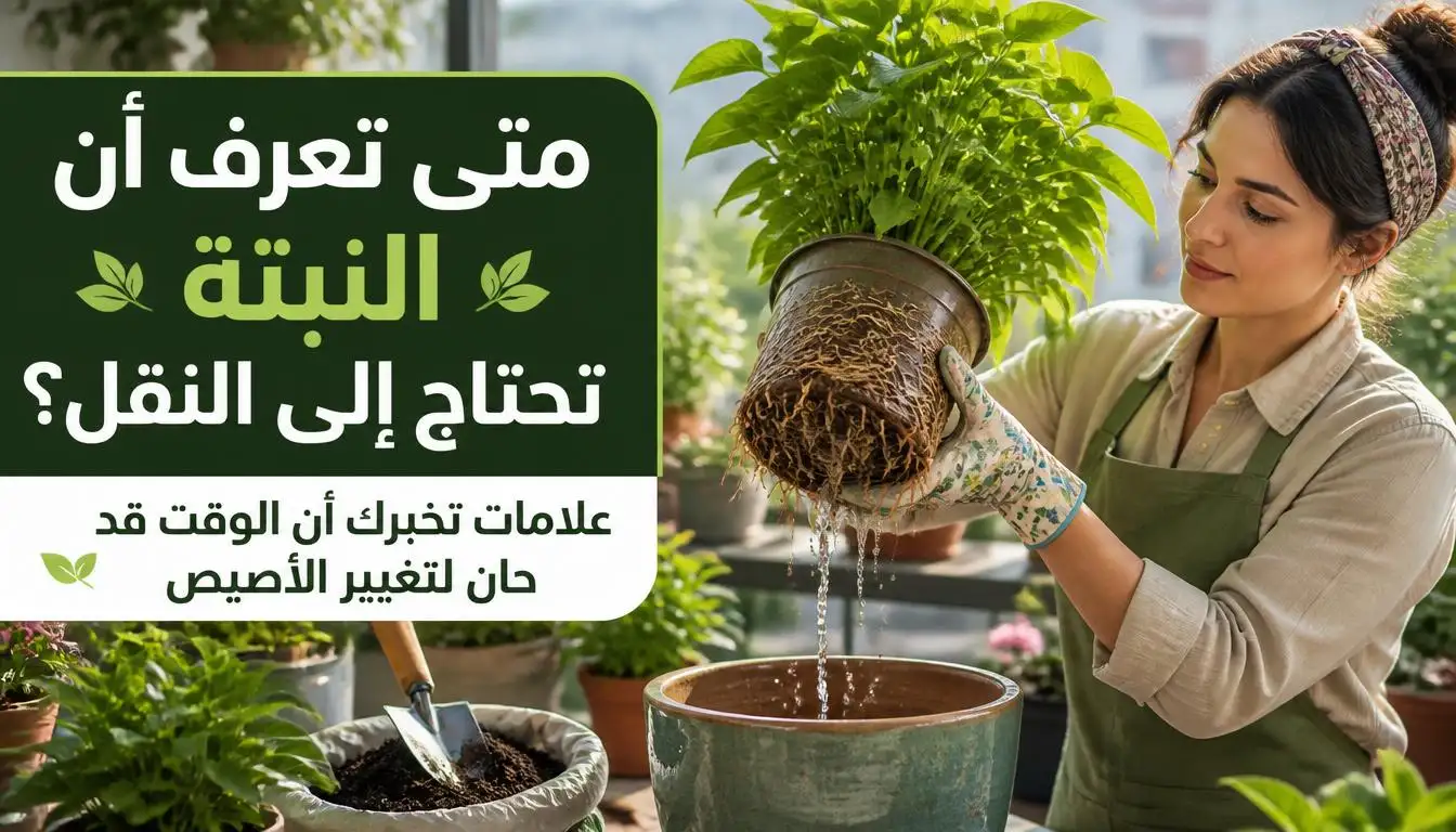 كيف تنقل نبتة
